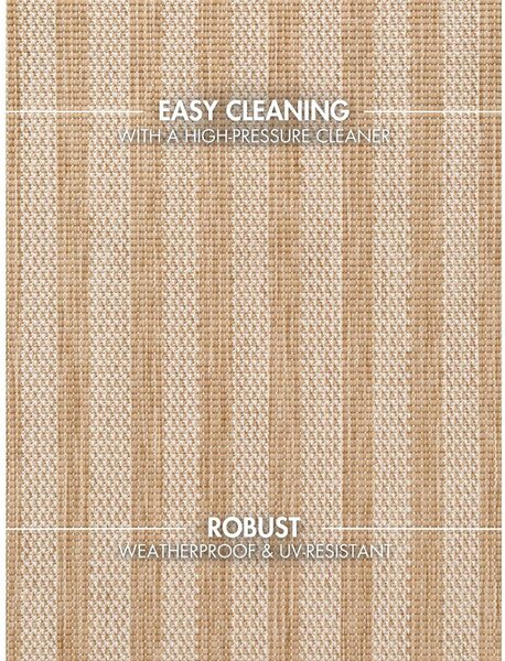 Kremno bela/naravna notranja in zunanja preproga 120x170 cm Haringey Linley – Ted Baker