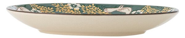 Zelen desertni krožnik iz kamenine ø 16 cm Hezha – Bloomingville