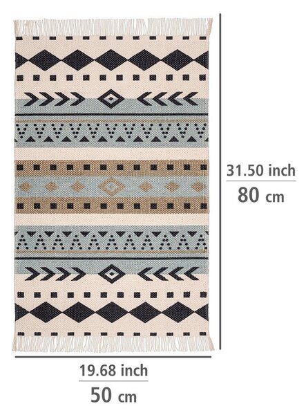 Kopalniška preproga iz recikliranega bombaža Wenko Bere, 50 x 80 cm