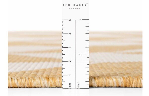 Oker rumen/kremno bel zunanji in notranji tekač 80x200 cm Haringey Terrick – Ted Baker