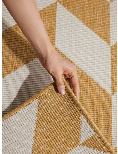 Kremno bela/v naravni barvi notranja in zunanja preproga 200x300 cm Haringey Terrick – Ted Baker