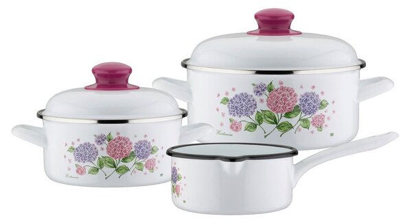 GSW Set Posod Hortensie, 3-Delni