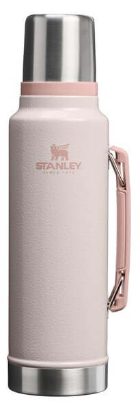 Svetlo rožnata termovka iz nerjavečega jekla 1,4 l Legendary Classic Bottle Hammertone Rose Quartz – Stanley