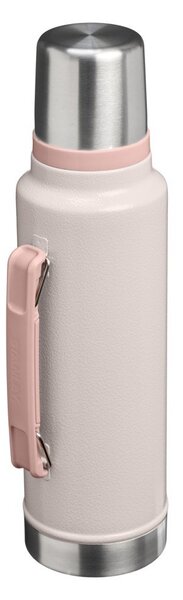 Svetlo rožnata termovka iz nerjavečega jekla 1,4 l Legendary Classic Bottle Hammertone Rose Quartz – Stanley
