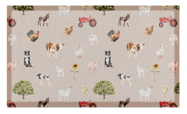 Predpražnik iz PVC-ja 40x70 cm Farm Life – Artsy Doormats