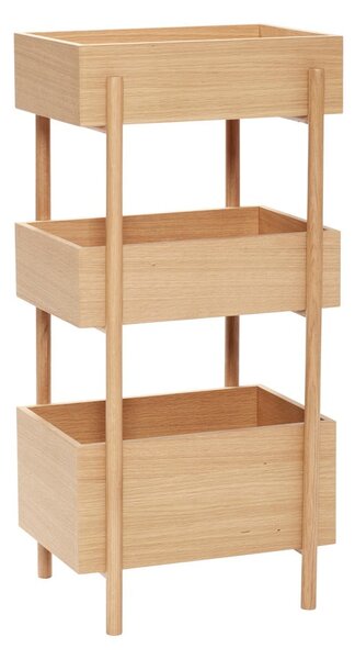 Stranska mizica iz masivnega hrasta 34x43 cm Stack – Hübsch