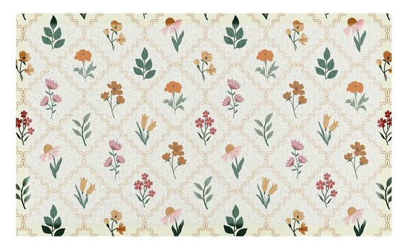 Predpražnik iz PVC-ja 40x70 cm Vintage Floral Stamp – Artsy Doormats