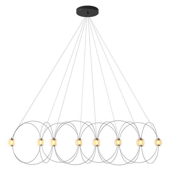 DCWDCWéditions - Munari 8 Obesek Svetilka Črna DCW