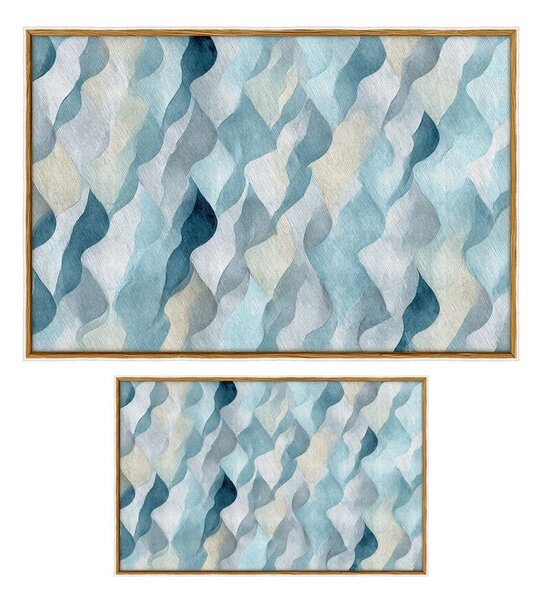 Modre kopalniške preproge v kompletu 2 ks 60x100 cm – Foutastic