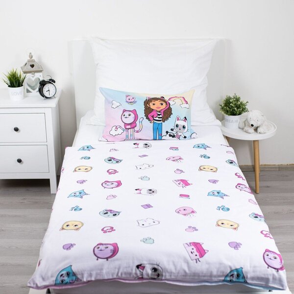 Bombažna otroška posteljnina za otroško posteljico 100x135 cm Gabby's Dollhouse "Sugar Dream" – Jerry Fabrics