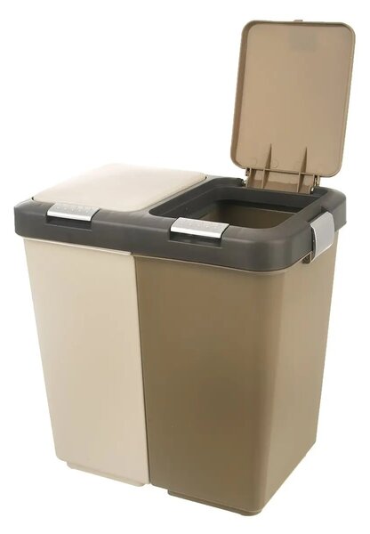 Orion Koš za odpadke DUO DUST, 2 x 20 l, 40 l