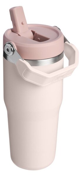 Svetlo rožnata termovka iz nerjavečega jekla 410 ml IceFlow™ Flip Straw 2.0 Tumbler Rose Quartz – Stanley