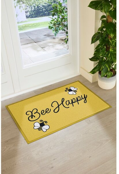 Predpražnik iz PVC-ja 60x90 cm Bee Happy – Artsy Doormats