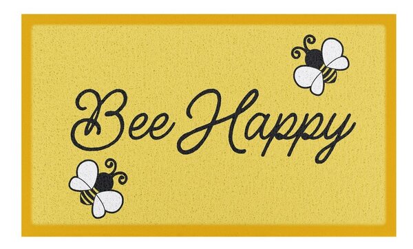 Predpražnik iz PVC-ja 60x90 cm Bee Happy – Artsy Doormats