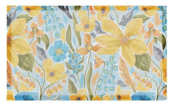 Predpražnik iz PVC-ja 40x70 cm Flowers – Artsy Doormats