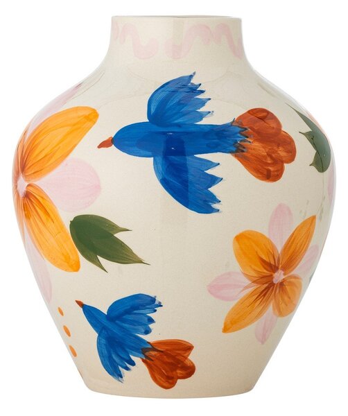 Ročno poslikana vaza iz kamenine (višina 27 cm) Maricala – Bloomingville