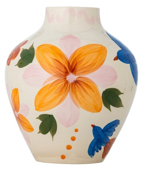 Ročno poslikana vaza iz kamenine (višina 27 cm) Maricala – Bloomingville