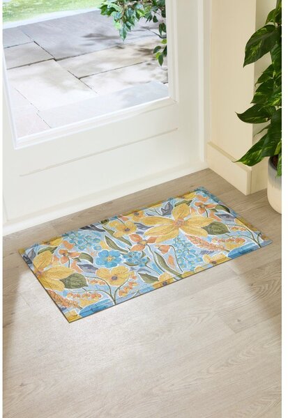 Predpražnik iz PVC-ja 40x70 cm Flowers – Artsy Doormats