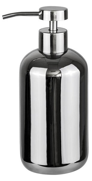 Keramičen dozirnik za milo v srebrni barvi 200 ml Lotus – Mette Ditmer Denmark