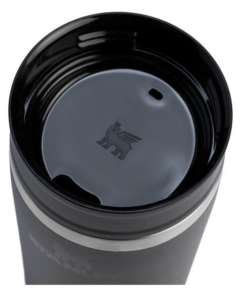Črn termo lonček iz nerjavečega jekla 230 ml Café-To-Go Travel Mug Black 2.0 – Stanley