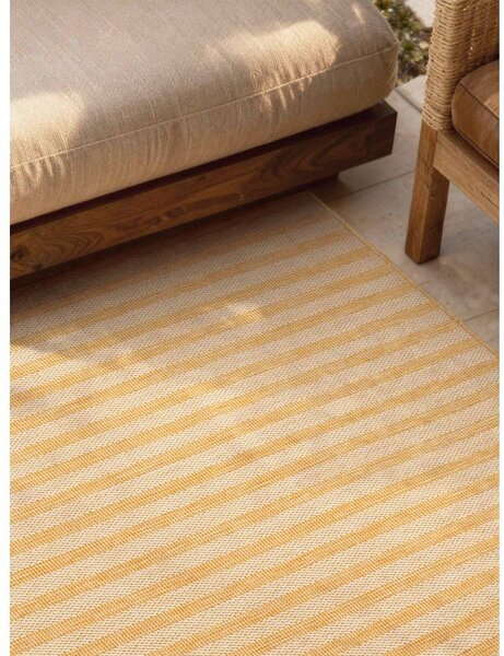 Oker rumena/kremno bela notranja in zunanja preproga 120x170 cm Haringey Linley – Ted Baker