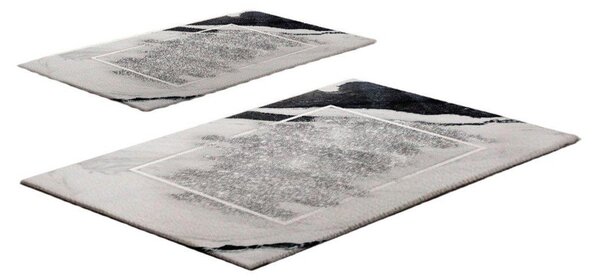 Sivo-bež kopalniške preproge v kompletu 2 ks 60x100 cm CT – Foutastic
