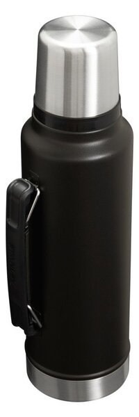 Črna termovka iz nerjavečega jekla 1,4 l Legendary Classic Bottle Black 2.0 – Stanley