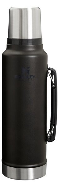 Črna termovka iz nerjavečega jekla 1,4 l Legendary Classic Bottle Black 2.0 – Stanley