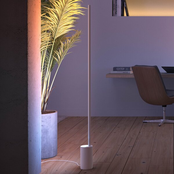 Philips Hue Talna svetilka Gradient Signe LED bela, zatemnjen, Bela, Dnevna soba / jedilnica, Kovina