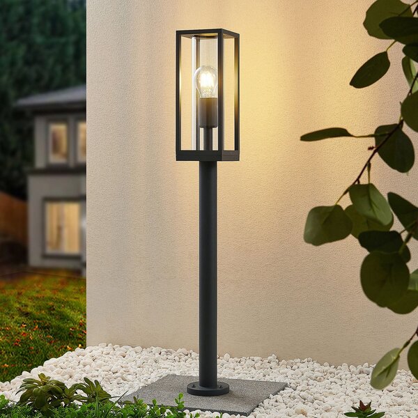 Lindby Giavanna luč za pot, 80 cm, antracit, IP44, E27