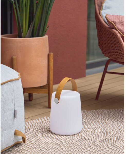 Belo-rjava zunanja svetilka Kave Home Dialma