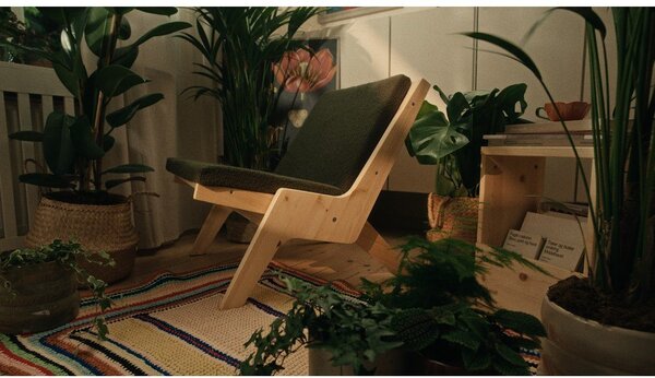 Zelen fotelj Sway – Karup Design