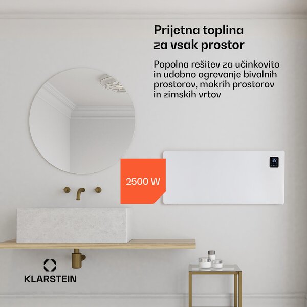 Klarstein Bansin Smart 2500, konvektor, 2500 V, upravljanje prek aplikacije