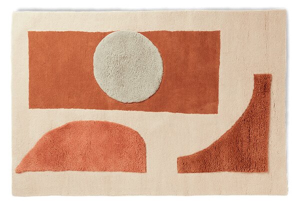 Ferm LIVINGferm LIVING - Bloco Tufted Rug Large Blush/Offwhite ferm LIVING