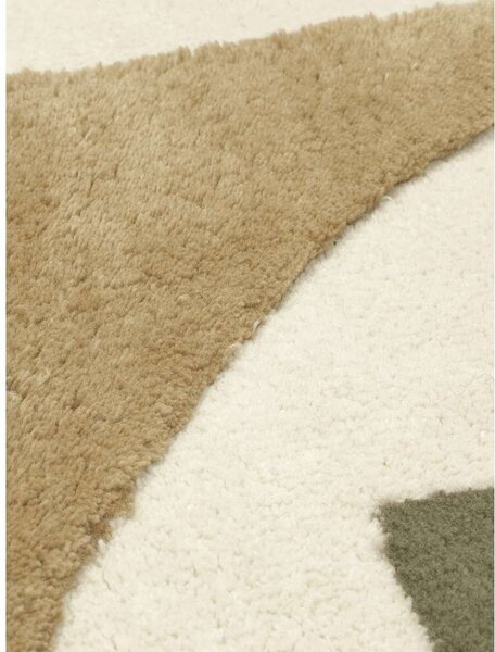 Ferm LIVINGferm LIVING - Bloco Tufted Rug Small Zelena/Offwhite ferm LIVING