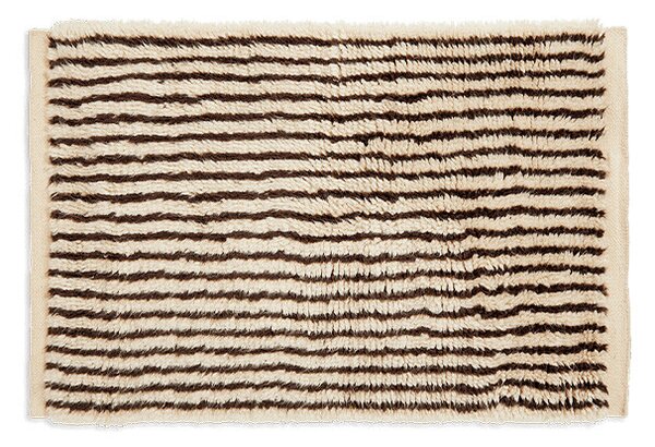 Ferm LIVINGferm LIVING - Kami Knotted Rug 80x120 Offwhite/Coffee ferm LIVING