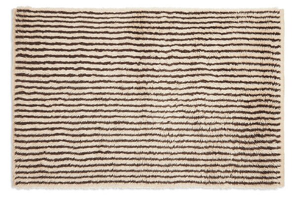 Kami Knotted Rug 120x180 Off-white/Coffee - ferm LIVING