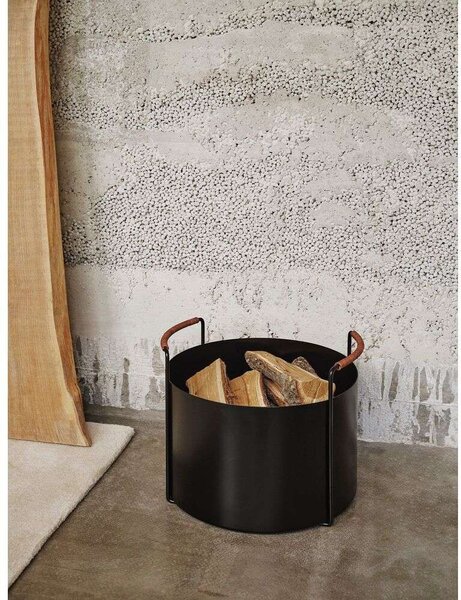 Ferm LIVINGferm LIVING - Port Firewood Bucket Črna ferm LIVING