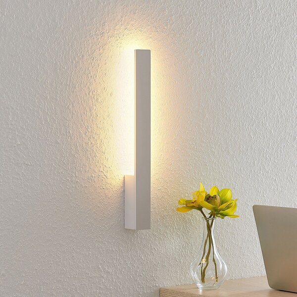 Arcchio Ivano LED stenska svetilka, 42,5 cm, bela, Bela, Hodnik, Aluminij, Sodobni