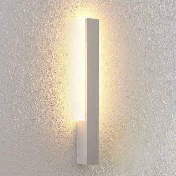 Arcchio Ivano LED stenska svetilka, 42,5 cm, bela, Bela, Hodnik, Aluminij, Sodobni