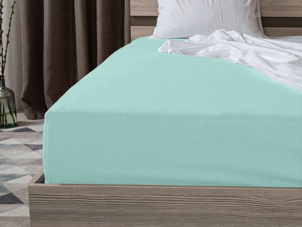 Jersey rjuha EXCLUSIVE mentol 180x200 cm, 100% bombaž