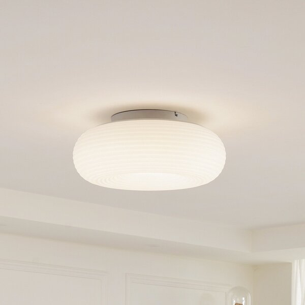 Lucande Smart LED stropna svetilka Bolti, bela, RGBW, CCT, Tuya, zatemnjen, Bela, Dnevna soba / jedilnica, Plastika, Sodobni