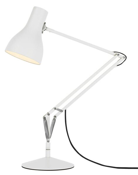 Anglepoise Namizna svetilka Type 75 alpska bela, Bela, Študija / pisarna, Kovina, Industrijski dizajn