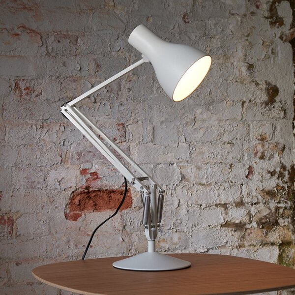 Anglepoise Namizna svetilka Type 75 alpska bela, Bela, Študija / pisarna, Kovina, Industrijski dizajn