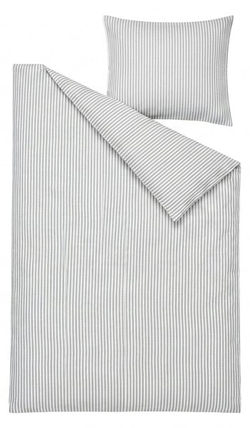 Bombažna posteljnina SOFT STRIPES siva Dimenzije posteljnine: 70 x 80 cm | 140 x 200 cm