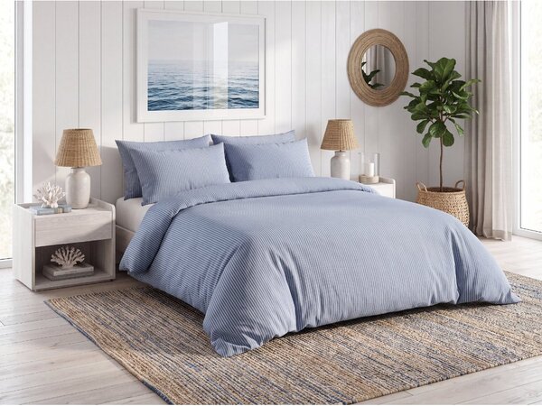 Bombažna posteljnina SOFT STRIPES modra Dimenzije posteljnine: 70 x 80 cm | 140 x 200 cm