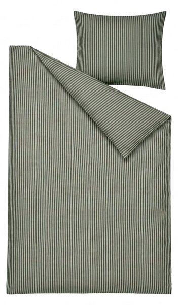 Bombažna posteljnina SOFT STRIPES zelena Dimenzije posteljnine: 70 x 80 cm | 140 x 200 cm