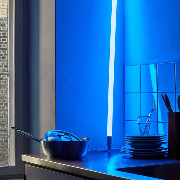 HAY LED-cev Neon Tube, modra, PVC, dolžina 1,5 m, vtič, Modra, spalnica, Plastika, Sodobni