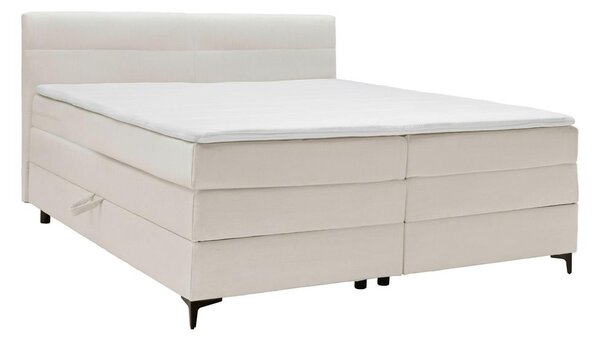 Mömax Boxspring Postelja Bari, Krem, 180x200