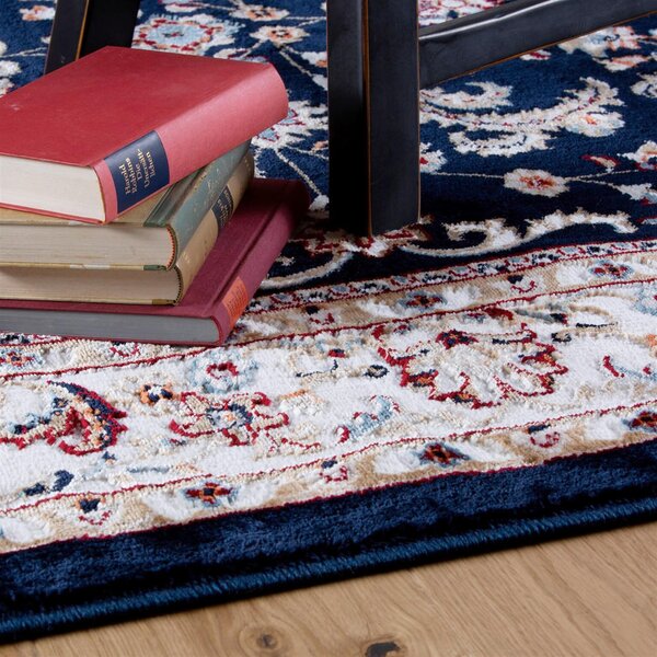 RAVNO TKANA PREPROGA 160/230 cm tkano modra